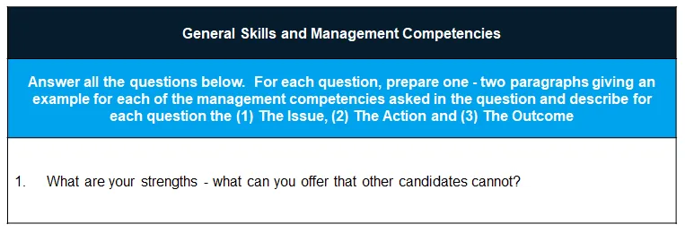 Competency based interview questions for management roles 