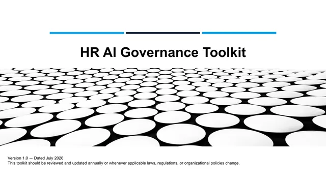 HR AI Governance Toolkit