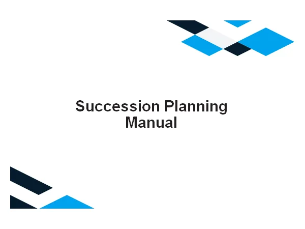 Succession Planning Manual