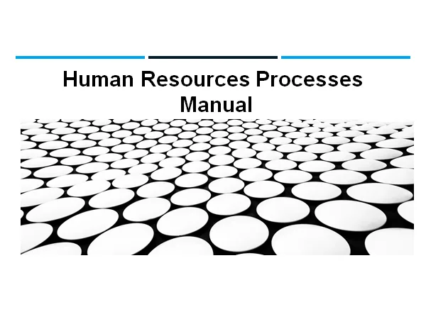 Human Resource Processes Manual