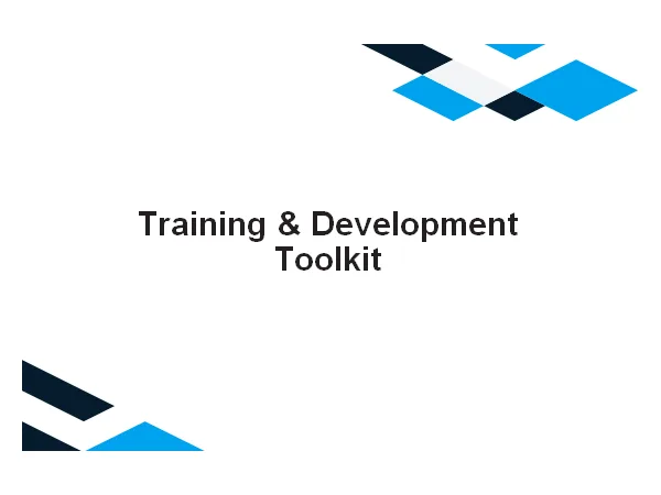 Training & Development Toolkit