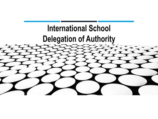 International School Delegation of Authority Template