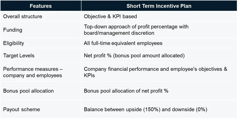 Short-Term Incentive Plan Framework